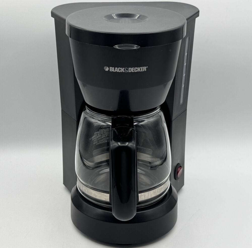 Back & Decker 5 Cup Coffee Maker w/ Easy On/Off Switch, Easy Pour Non-Drip